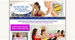 Desktop Screenshot of americanwomanfitness.com